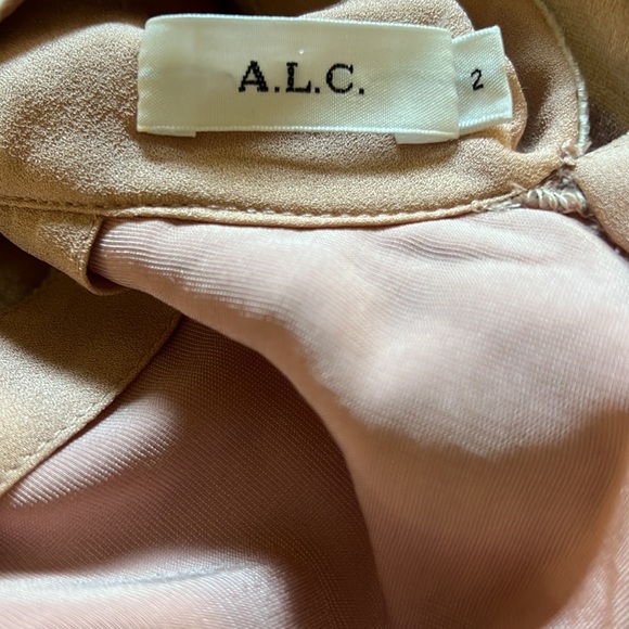 A.L.C. Blaise Pink Velvet Top - Picture 9 of 10